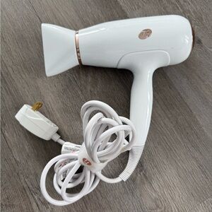 T3 White and Rose Gold Hair Dryer